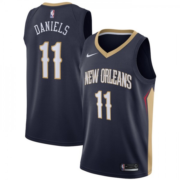 New Orleans Pelicans Trikot Dyson Daniels 11 Nike 2022-23 Icon Edition Navy Swingman - Herren